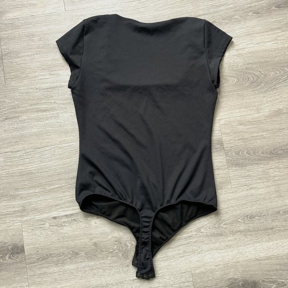 Free People Black Square Neck Bodysuit - Picture 3 of 3
